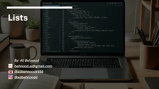 8 Lists - Python Crash Course