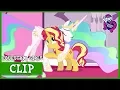 Sunset Makes Amends with Princess Celestia MLP Equestria Girls Forgotten Friendship