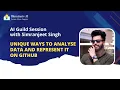 Unique Ways to Analyse Data and Represent it on GitHub