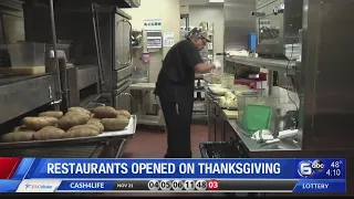 East Tennessee restaurants open on Thanksgiving