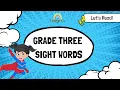 Grade Three Sight Words Practice Reading Sight Words for Third Grade Reading Drill