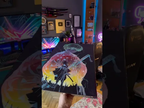 Zenitsu - Demon Slayer #asmr #demonslayer #zenitsu #spraypaintart #anime