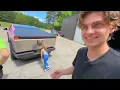 Worlds Strongest Girl VS Bullet Proof Tesla Cybertruck!!