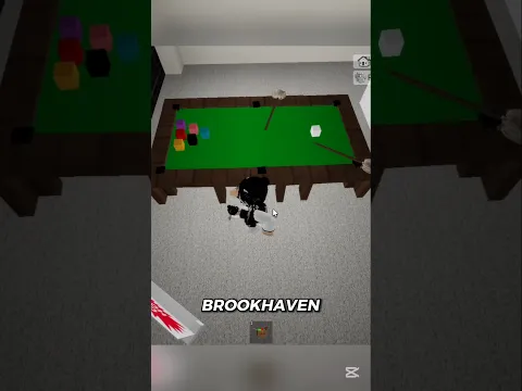 COMO HACER UNA MESA DE BILLAR EN BROOKHAVEN! π± #fyp #viral #roblox #brookhaven #rp #game #music