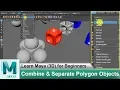 How to Combine Separate Polygon Objects in Maya 2018 Learn Maya 3d Animation For Beginners