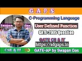 14 Example 5 GATE 2005 C Program GATE C-Program