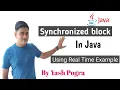 Synchronized block in java synchronized block in java example Synchronization in java