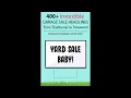 Irresistible Garage Sale Headlines - From Traditional to Irreverent