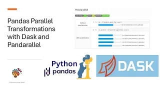 Pandas Parallel Transformations with Dask and Pandarallel