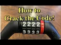Hack a Bike Lock Combination Forgot bike lock combo Lost Combination Here is how to solve it
