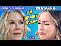 Bold and Beautiful 2-Week Spoilers May 18-29 Betrayals Dangerous Obsessions Explosive Showdowns