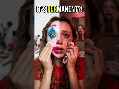 Face paint trend gone horribly wrong 🤣