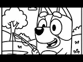 Bluey Drawing Easy Bluey Drawing and Coloring for Kids Bluey Coloring Pages 27