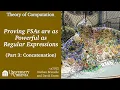 Proving FSAs are as Powerful as Regular Expressions Part 3 Concatenation