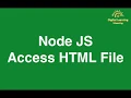 11 Node JS Access HTML File