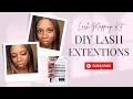 DIY Lash Extensions using Kiss Lash Mapping Kit