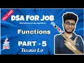 Functions Methods Java dsa course in Telugu Part - 5 Engineering Animuthyam