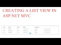 List View in ASP NET C