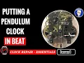 Putting A Pendulum Clock In Beat - Lesson 1
