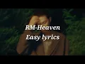 RM-Heaven Easy lyrics