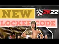 WWE2K22 NEW LOCKER CODE