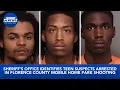 Sheriff s office identifies teen suspects arrested in Florence County mobile home park shooting