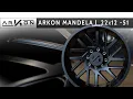 ARKON Mandela 22x12 Satin Black