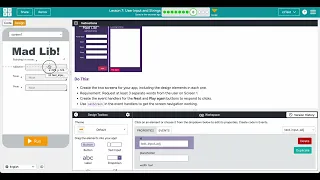 Code org Event-Driven Programming Lesson 7