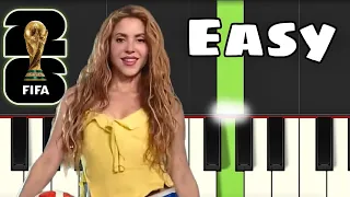 Shakira, Burna Boy - Dai Dai | Easy Piano Tutorial