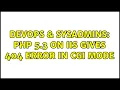 DevOps SysAdmins PHP 5 3 on IIS gives 404 error in CGI mode