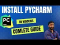 How to Install Pycharm for Python on Windows Python Tutorial For Beginners in Hindi
