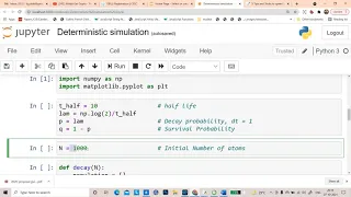 Radioactive Decay Simulation with Python