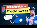How to Design an Interactive Toggle Switch in Figma Beginners Tutorial