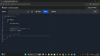 C Program to Reverse a Number Beginner C Programming Tutorial