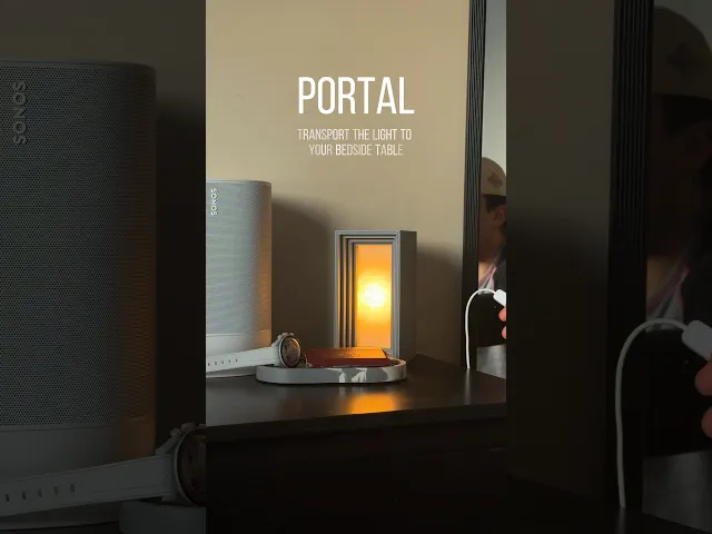 Portal Lamp - Modern and Futuristic Blended Table Lamp video thumbnail