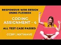 CODING ASSIGNMENT 4 CSS FLEXBOX Web Design using Flexbox CCBP NXTWAVE