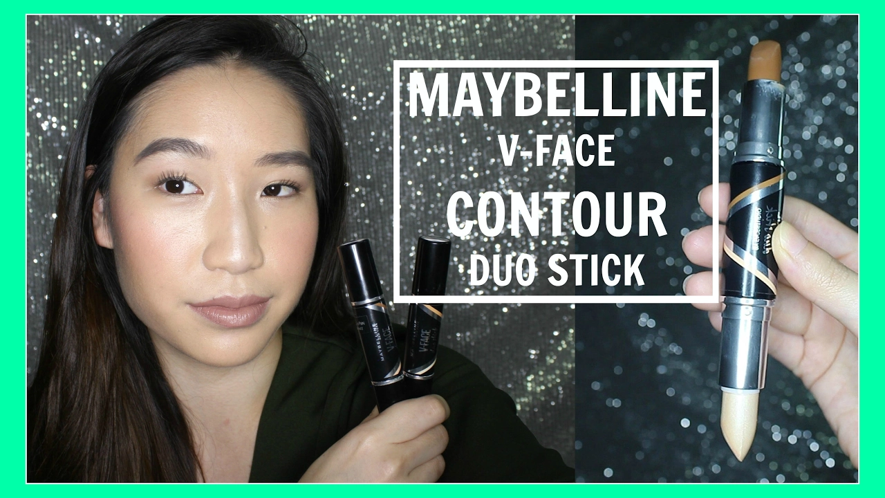 Contour | Maybelline V-Face Duo Stick: 2-In-1 Contour and Strobing Stick #EasyContouring. 