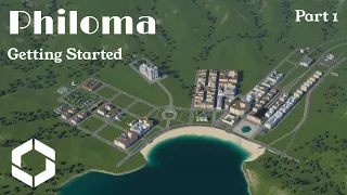 The beginning of my CPP Community Build-Off city Philoma Part 1 Cities Skylines II