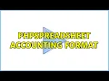 PHPSpreadsheet accounting format 2 Solutions