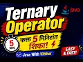 How to Use Ternary Operator in Java Java Marathi Tutorial