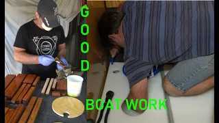 Building my steel sailing yacht Ep.84 Epoxying & Plumbing FUN!