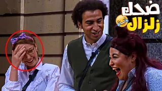 المشهد اللي زلزل المسرح ضحك بسبب علي ربيع المسخرة 