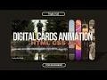 Create Expanding Digital Cards Animation HTML CSS JavaScript Tutorial