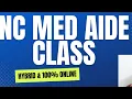 North Carolina Approved Medication Aide Class For CNAs