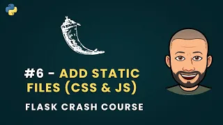Flask Python Crash Course - Serving Static Files CSS JS Images