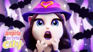 We Want CANDY! | Talking Angela: In the City | Halloween Cartoons 🎃👻