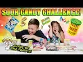 EXTREME SOUR CANDY CHALLENGE Warheads Toxic Waste Sour Patch Kids Airheads More