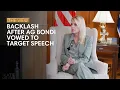 Download Lagu Backlash After AG Bondi Vowed To Target Speech | The View