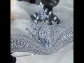 Sparkly Silver Rhinestone Wedding Tiara 2022 Bridal Jewelry Alloy