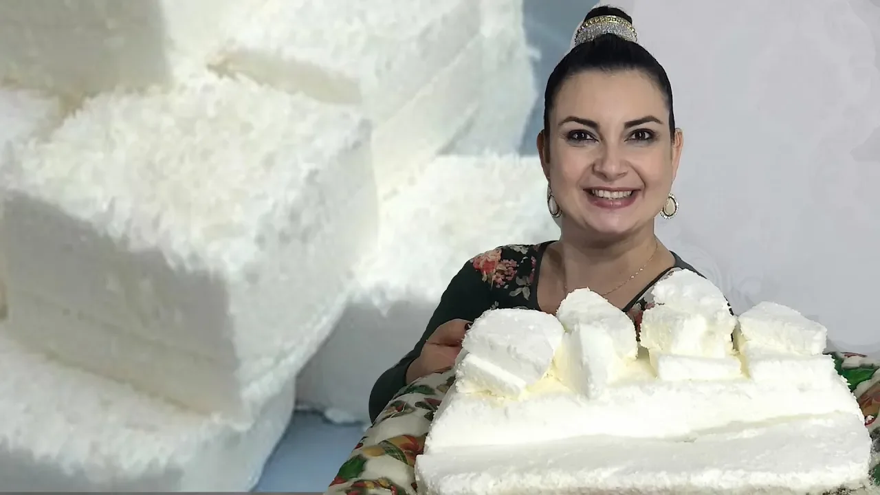 Pudim Maria Mole de coco sem Ovo sem Forno. 